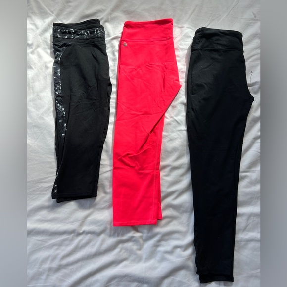 Three Pairs of Size Medium Fabletics Leggings - Picture 1 of 14